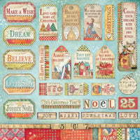 Stamperia Christmas Patchwork Double Faced Paper Pack 6” x 6”