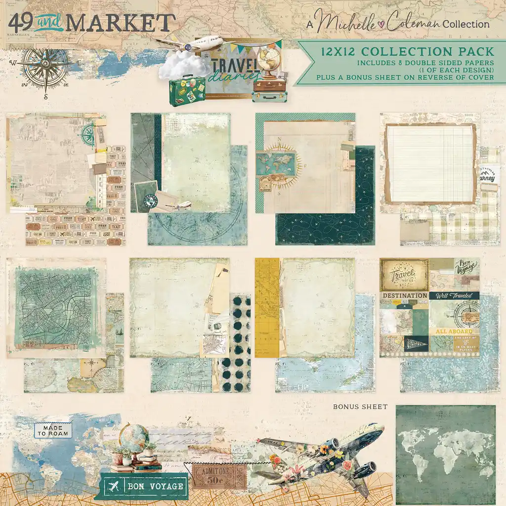 49 & Market Travel Diaries 12x12 Collection Pack