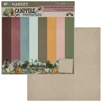 49 & Market Campfire Memories 12 x 12 Solids Collection Pack