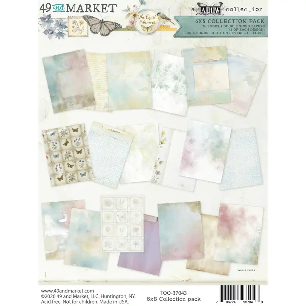 49 & Market The Quiet Observer 6 x 8 collection Pack