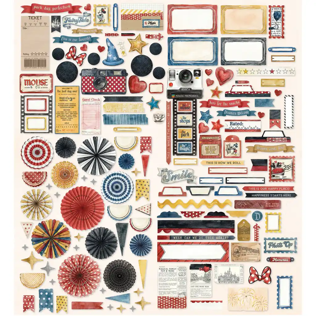 49 & Market Mouse & Co. Die-Cut Elements