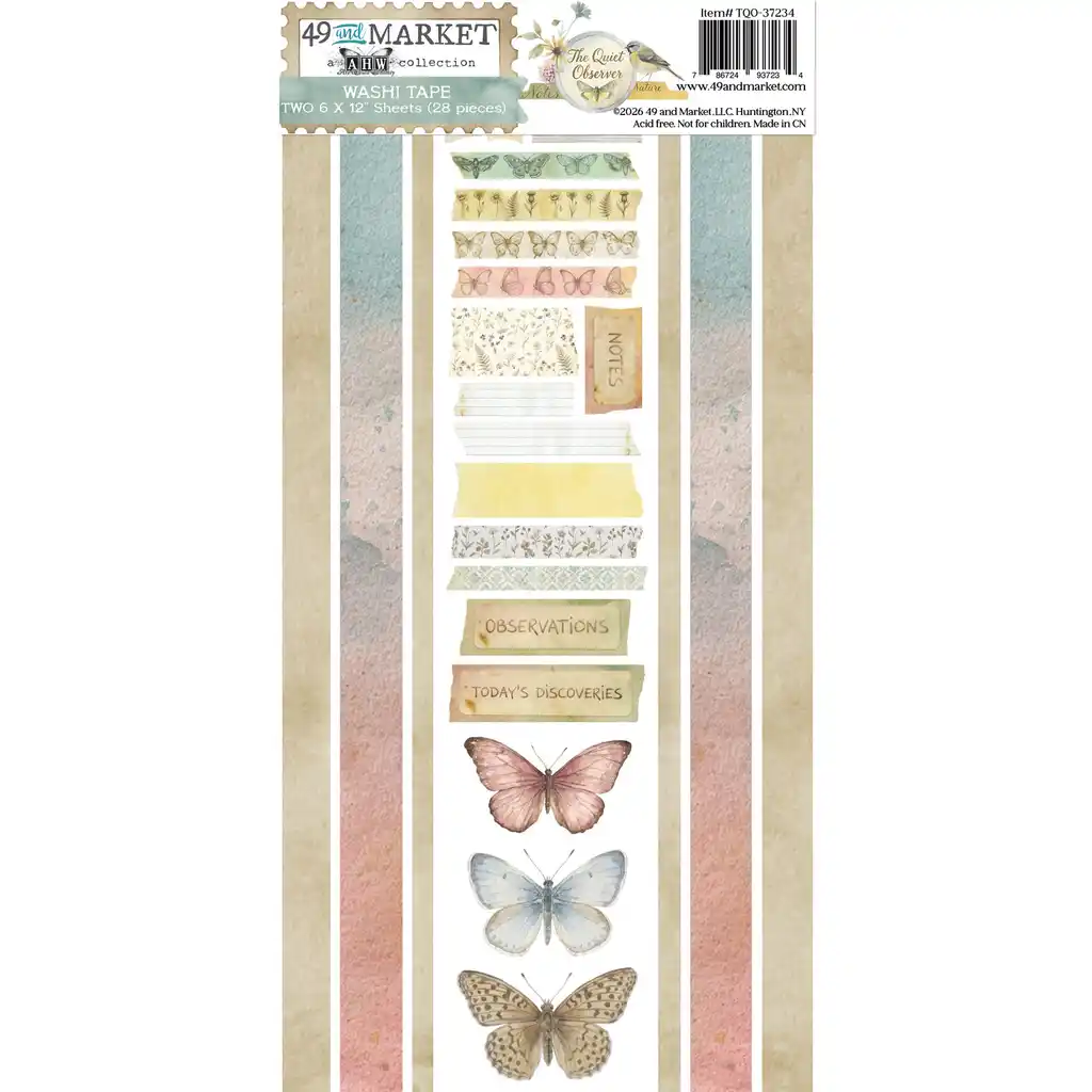 49 & Market The Quiet Observer Washi Sheets
