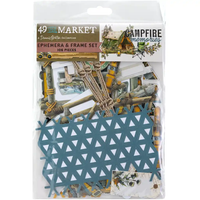 49 & Market Campfire Memories Ephemera & Frame Set