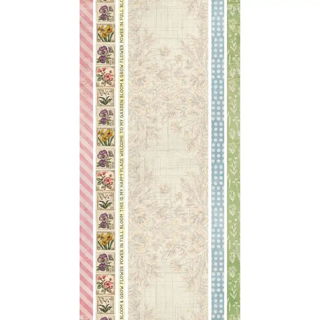 49 & Market From The Garden Washi Tape Sheet Set