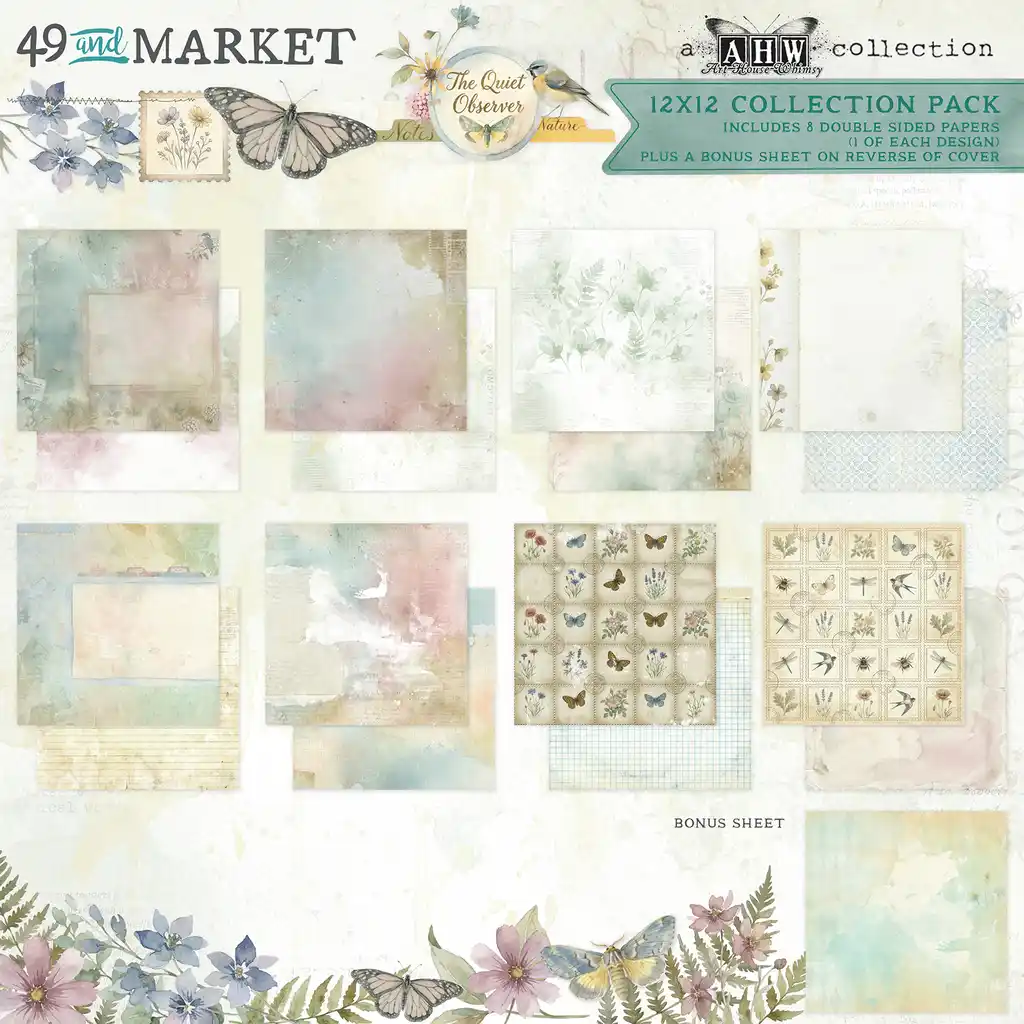 49 & Market The Quiet Observer 12 x 12 Collection Pack
