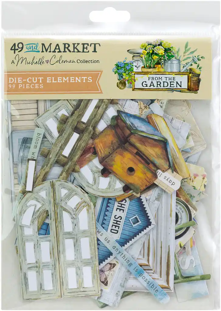 49 & Market From The Garden Die-Cut Elements