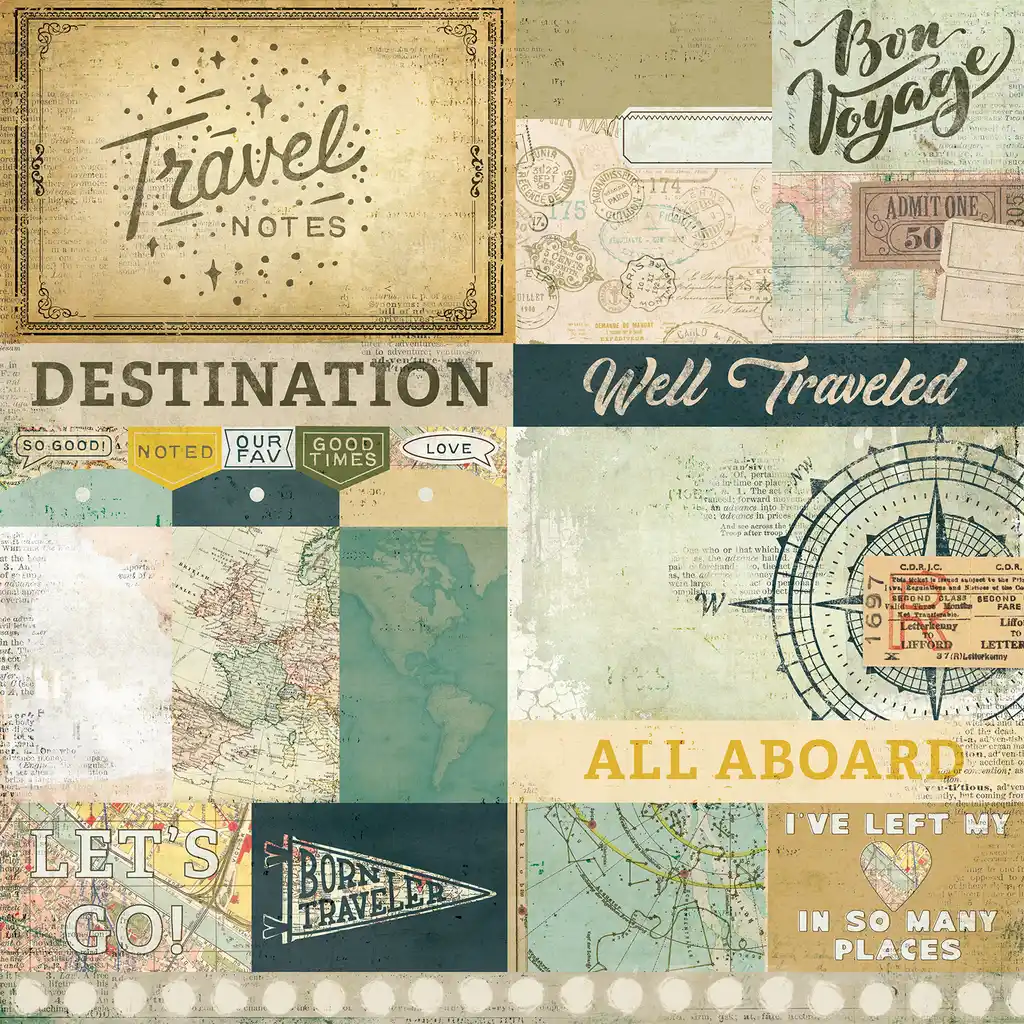 49 & Market Travel Diaries 12x12 Collection Pack