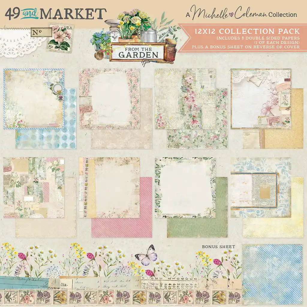 49 & Market From The Garden 12x12 Collection Pack