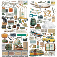 49 & Market Travel Diaries Laser Cut Elements