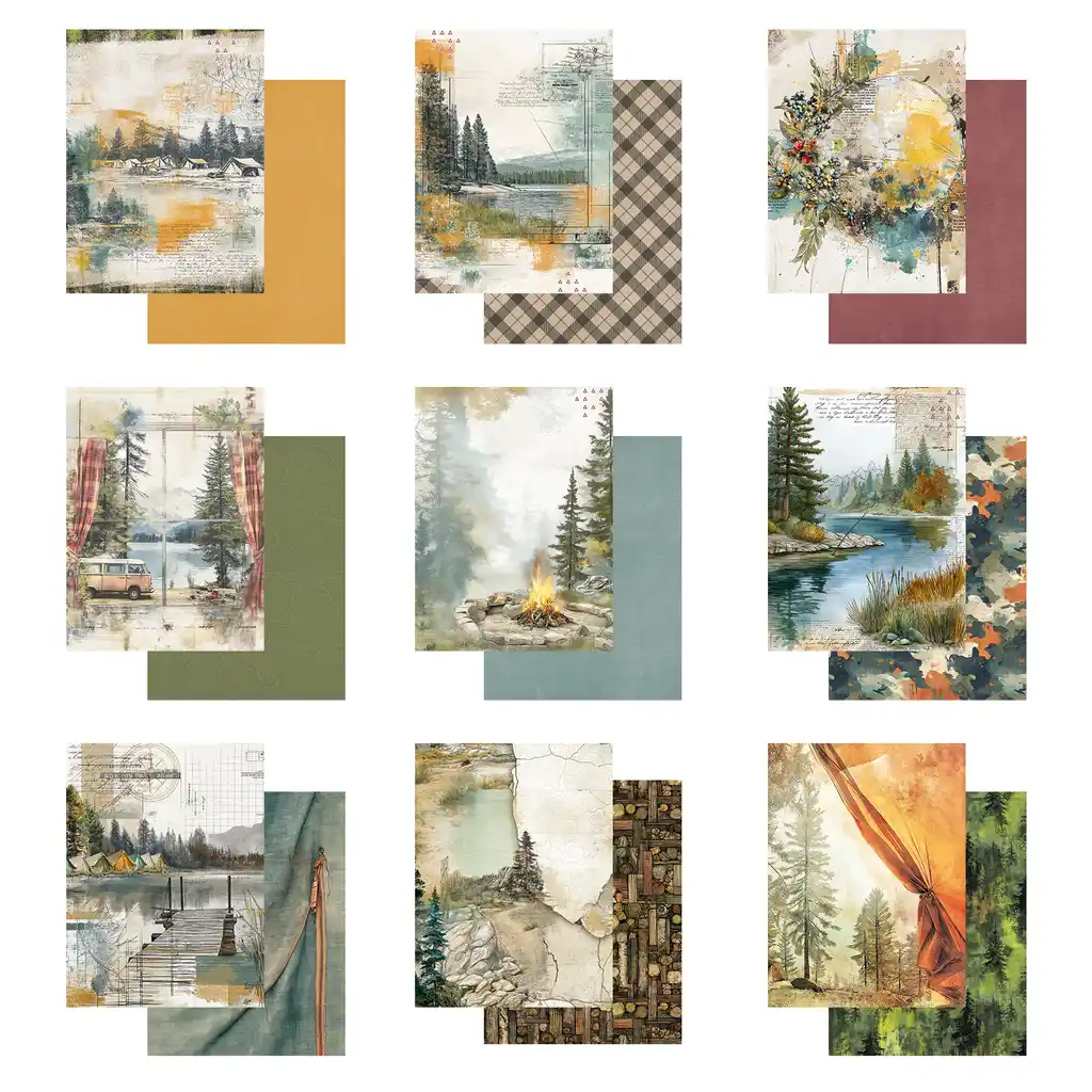 49 & Market Campfire Memories 6 x 8 Collection Pack