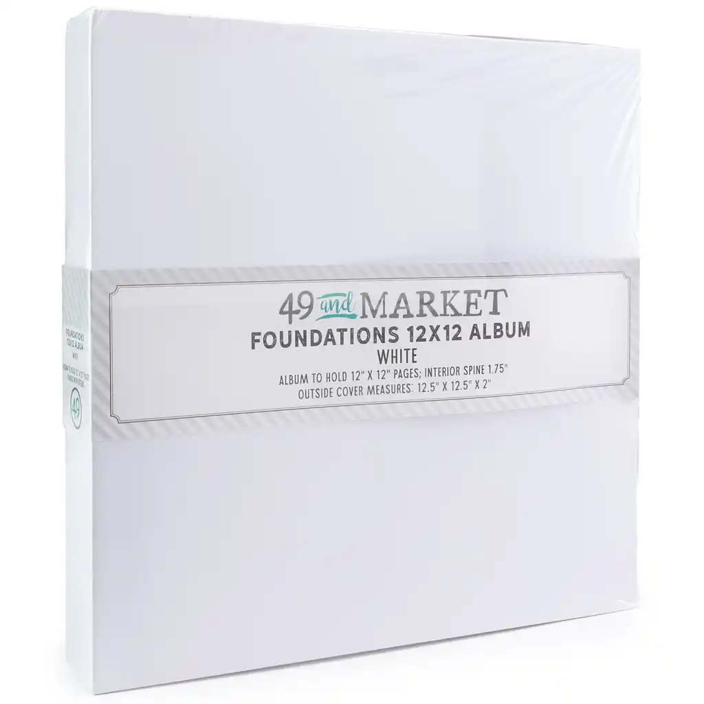 49 & Market Foundations Essential 12 x 12 Album - Kraft (w/pages)