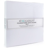 49 & Market Foundations Essential 12 x 12 Album - Kraft (w/pages)