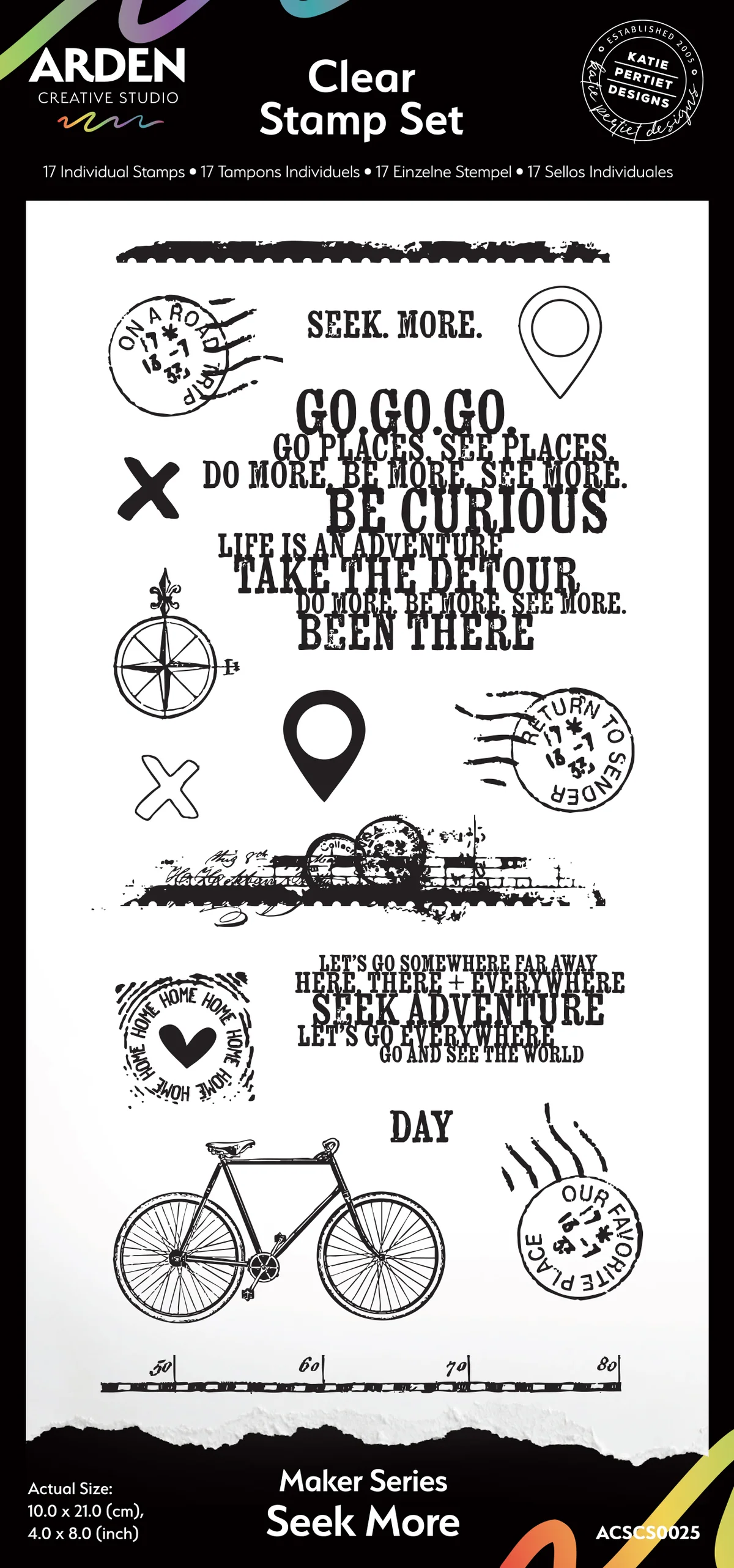 Arden Creative Studio - Maker Series - Seek More Stamp Set