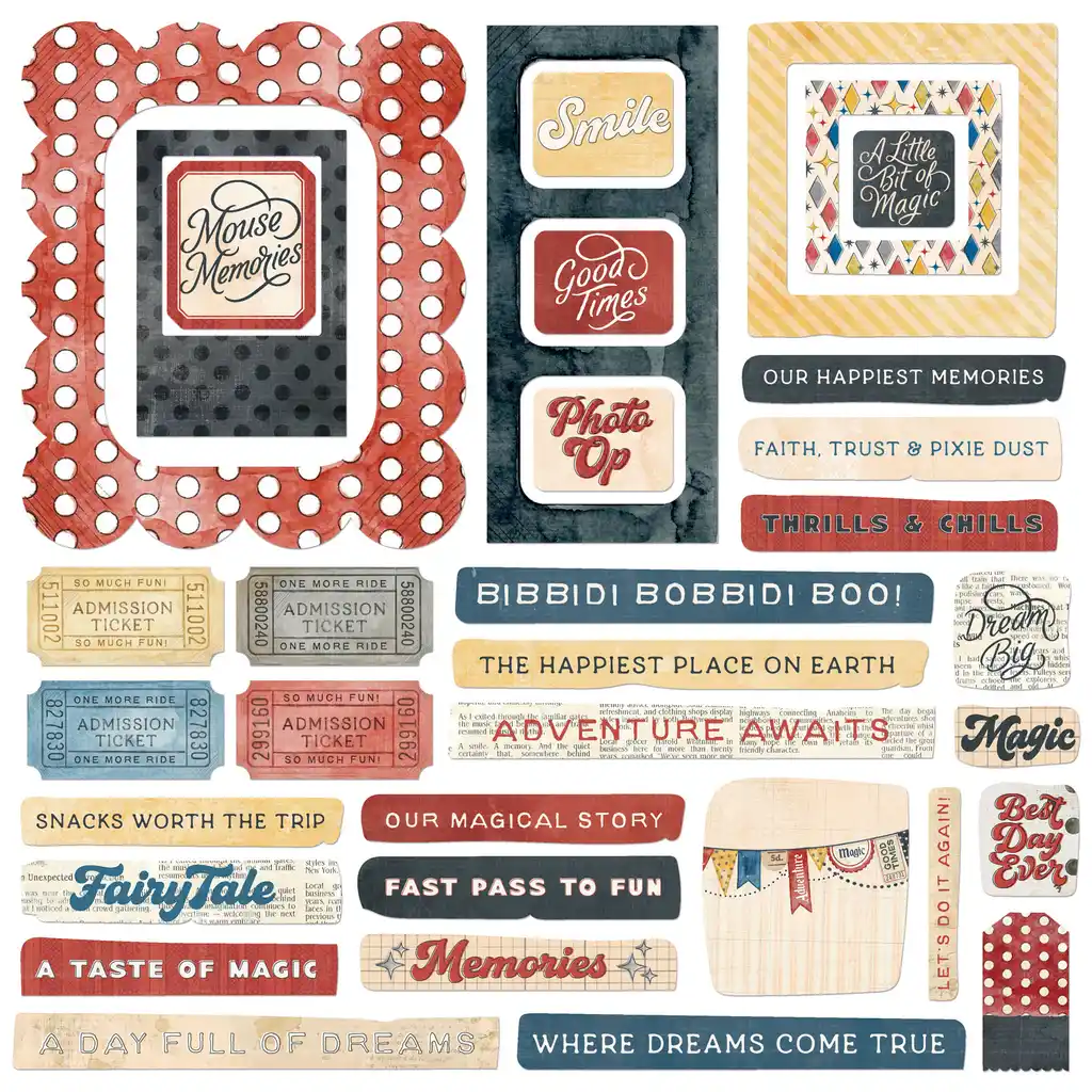 49 & Market Mouse & Co. Chipboard Set