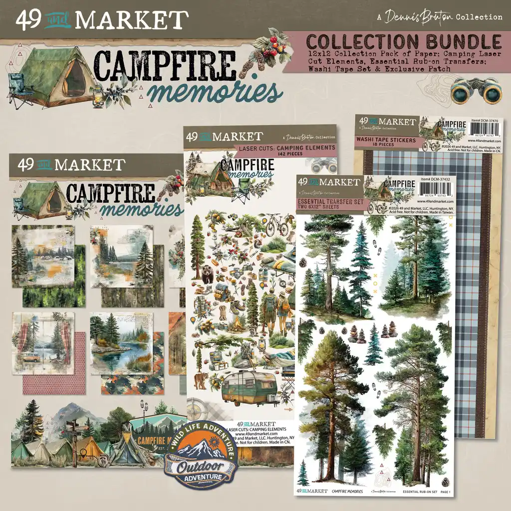 49 & Market Campfire Memories Bundle Collection with Patch