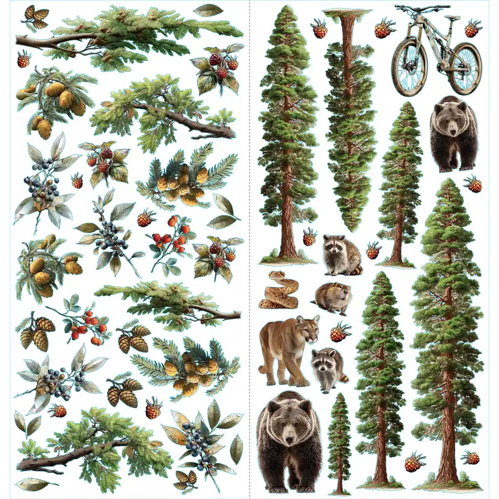 49 & Market Campfire Memories Laser Cut Camping Elements