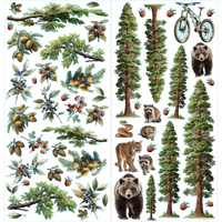 49 & Market Campfire Memories Laser Cut Camping Elements