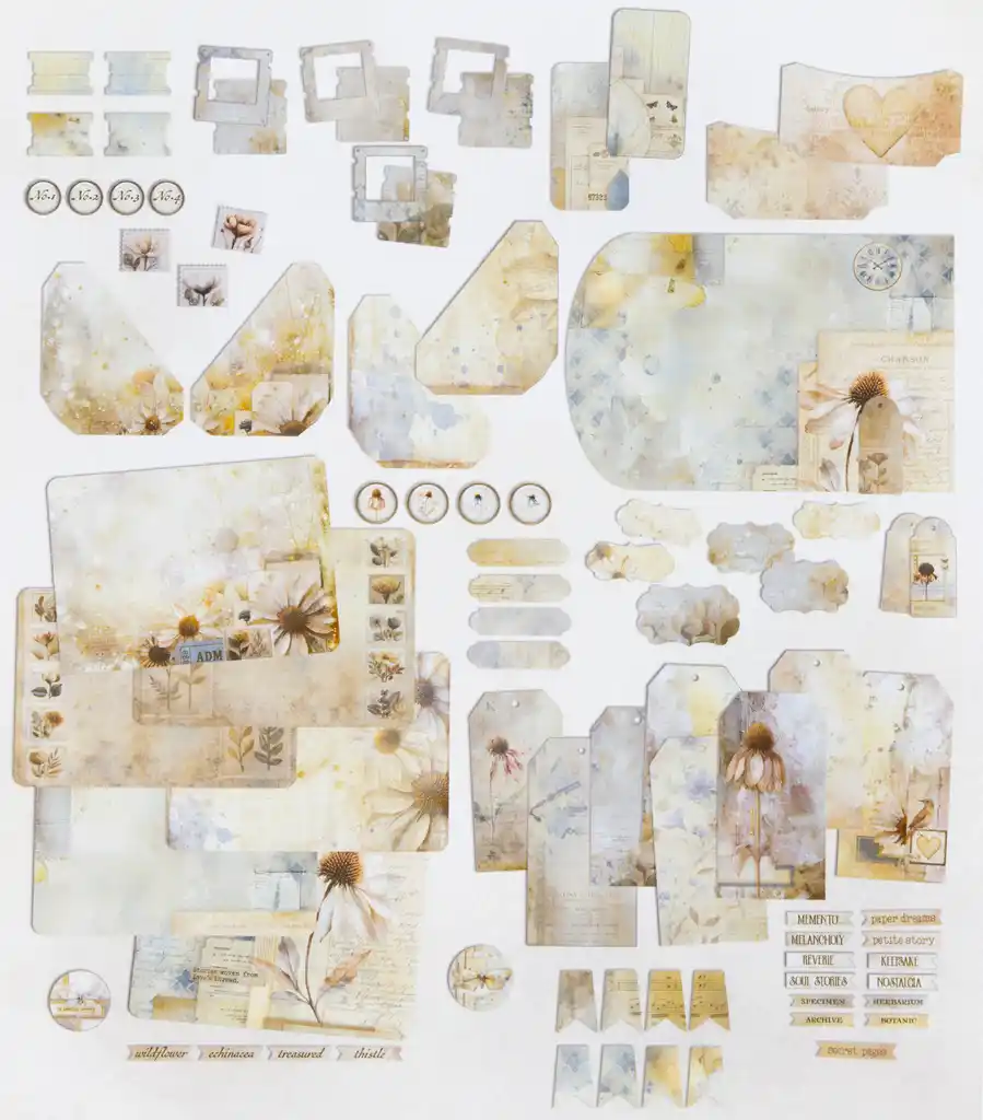 49 & Market Faded Memory Lane Junk Journal Set