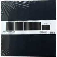 49 & Market Foundations Essential 12 x 12 Album - Black (w/pages)