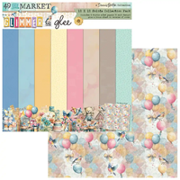 49 & Market Glimmer and Glee 12x12 Solids Collection Pack