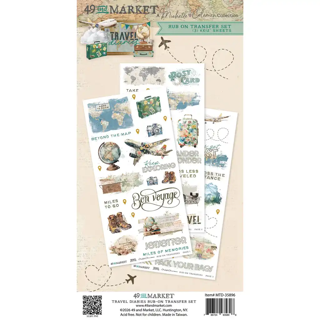 49 & Market Travel Diaries Collection Bundle w/Patch