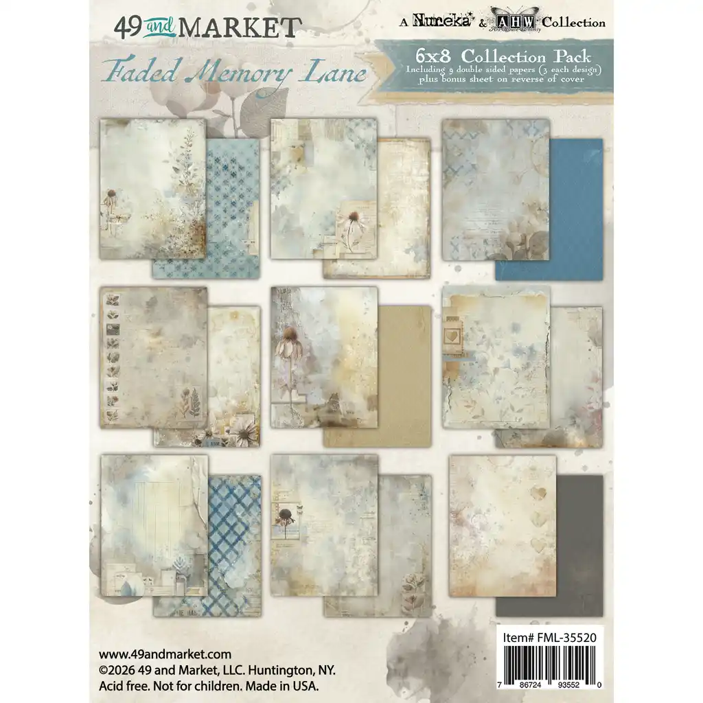 49 & Market Faded Memory Lane 6 x 8 Collection Pack