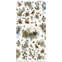 49 & Market Campfire Memories 6 x 12 Blendable Rub-on Transfer Set