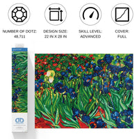 Diamond Dotz Irises (Van Gogh)