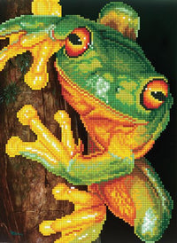 Diamond Dotz Green Tree Frog