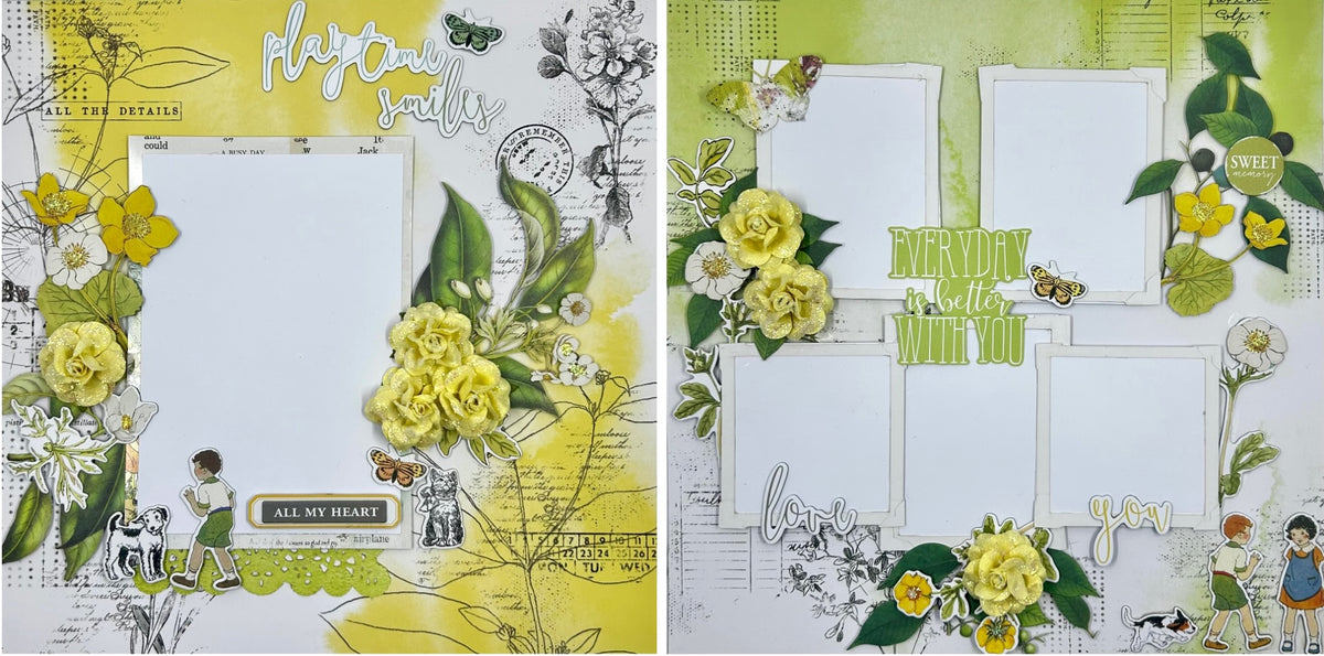 Playtime full two-page layout