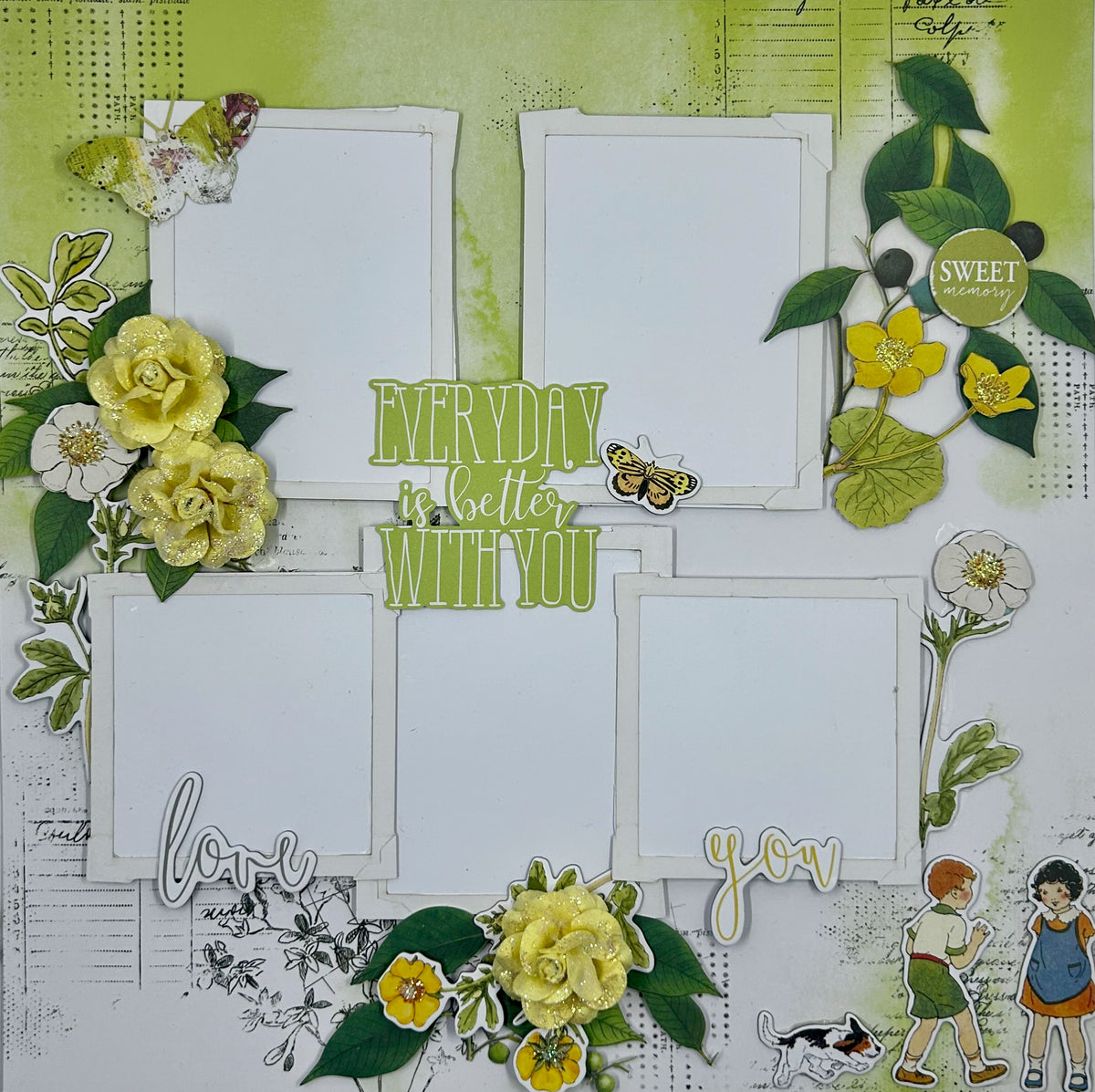 Playtime right 12x12 page
