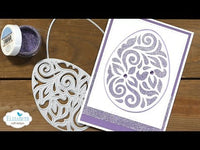 Elizabeth Craft Designs Elegant Easter Eggs Large Metal Die Set