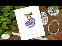 Elizabeth Craft Designs Elegant Easter Eggs Small Metal Die Set