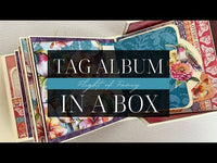 Graphic 45 Flight of Fancy - Square Tag Album in a Box 2024 Kit 5