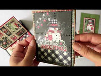 Graphic 45 Postage Stamp Collage & Numbers Die Set