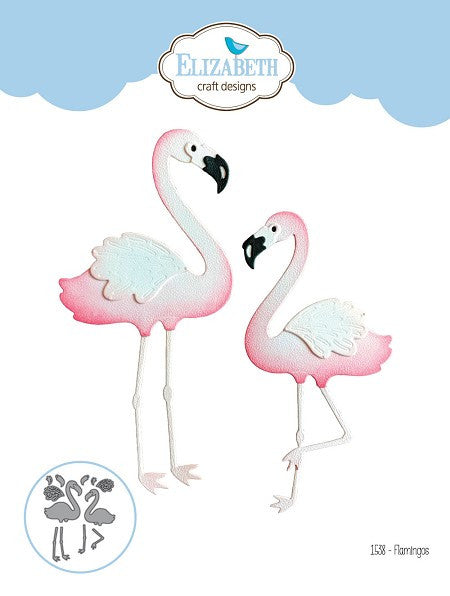 Elizabeth Craft Metalen Die Flamingo's