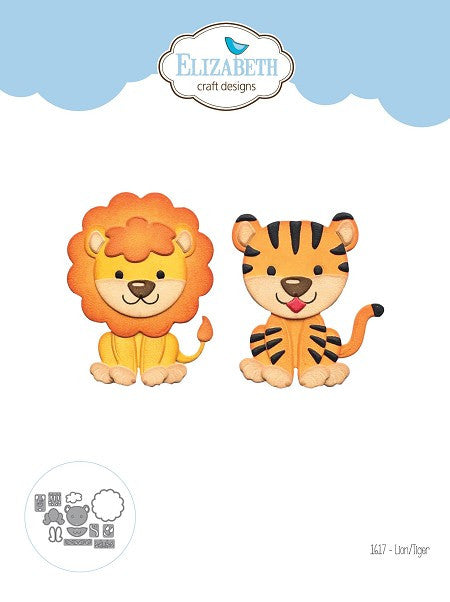 Elizabeth Craft Metal Die Lion Tiger