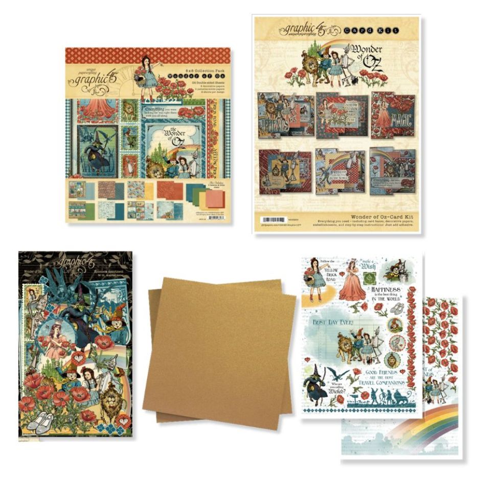 Graphic 45 Wonder of Oz - Triple Z-Fold Card Set 2026 Kit 2
