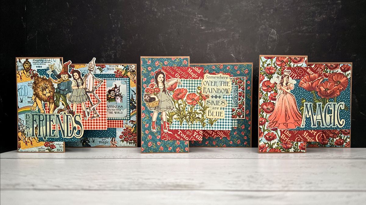 Graphic 45 Wonder of Oz - Triple Z-Fold Card Set 2026 Kit 2