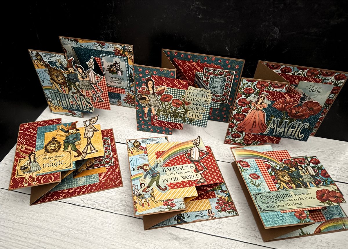 Graphic 45 Wonder of Oz - Triple Z-Fold Card Set 2026 Kit 2