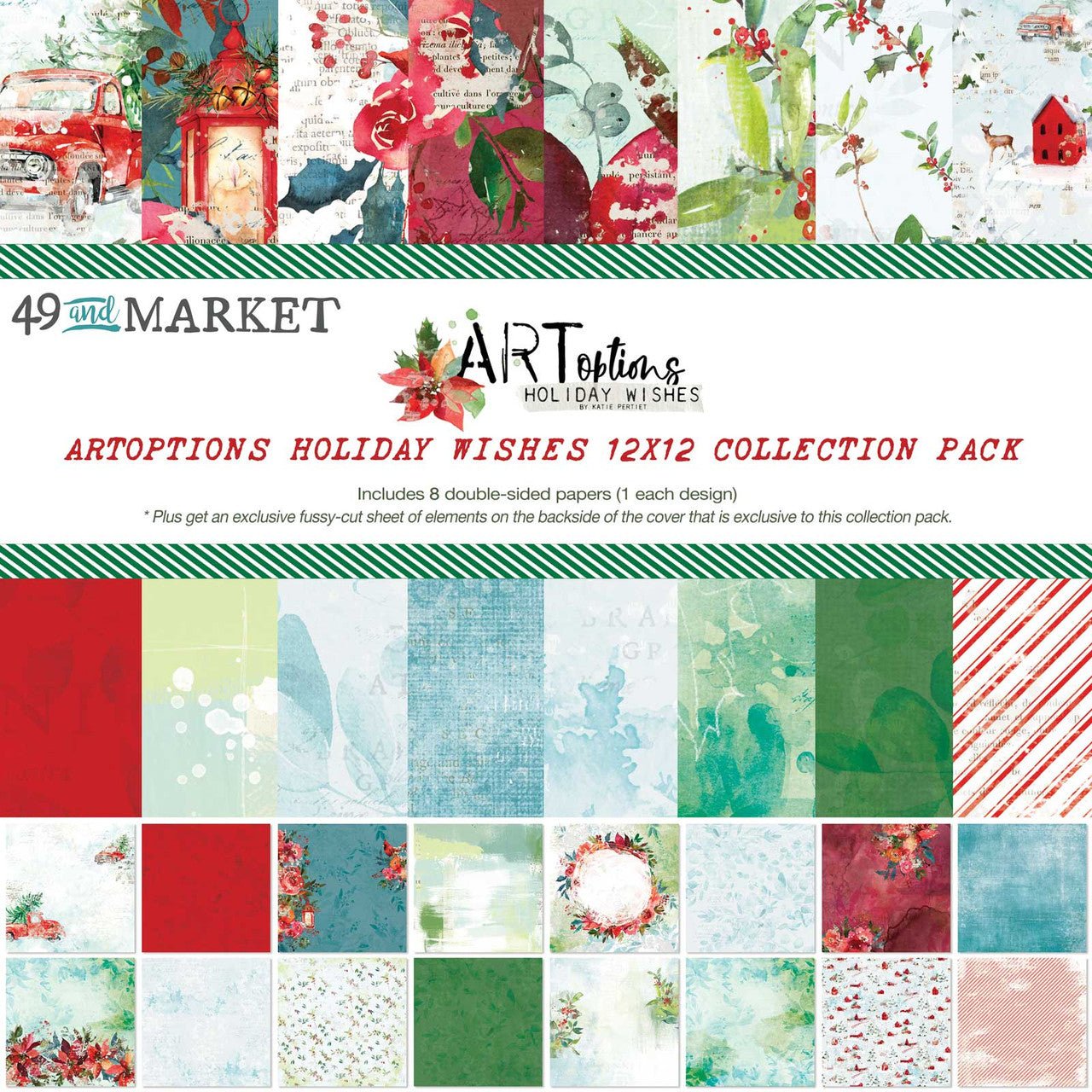 49 and Market Christmas Spectacular 12 x 12 Colored Foundation Pack –  Kreative Kreations
